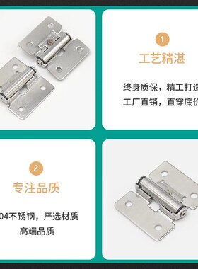 不锈钢HT3171-2扭矩力蝶形可随意停止阻尼铰链工具箱缓冲扭力合页