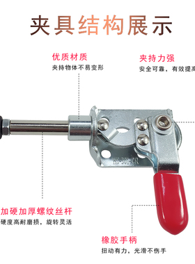 快速夹具左右推拉 GH-301-CR GH-301-CL MC03-2/MC03-3 HS-301CL