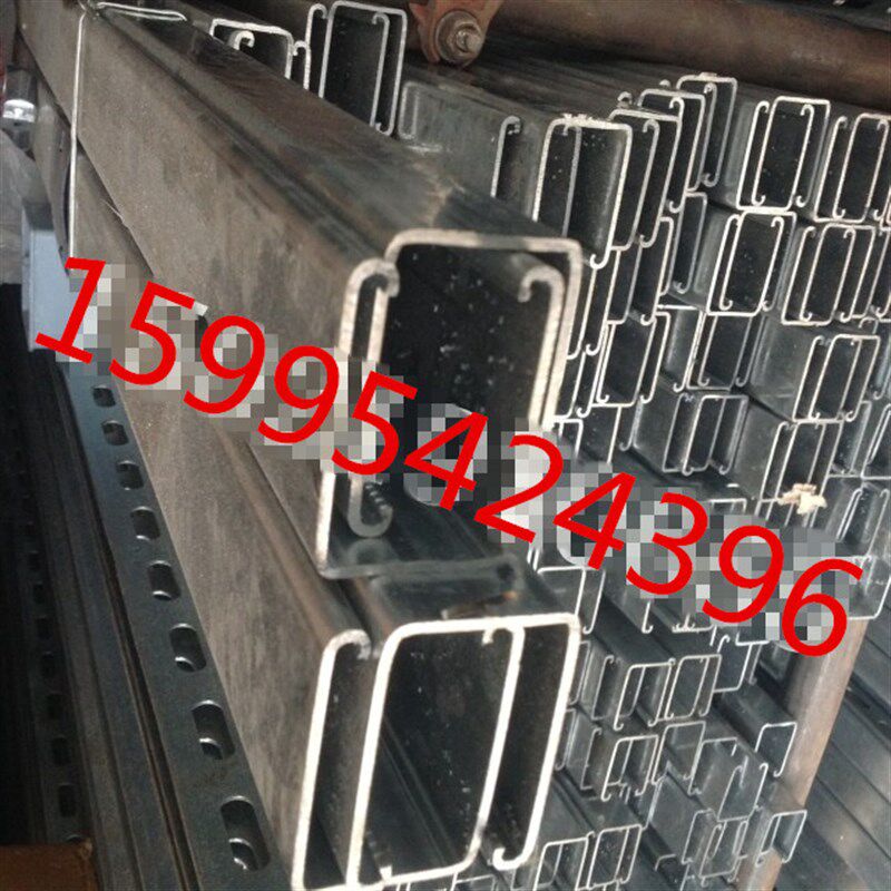 厂家直销41*62*2.3镀锌C型钢有孔/无孔实厚/太阳能支架/光伏支架