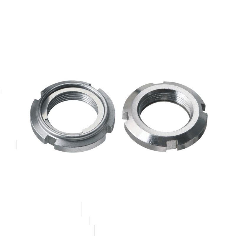 (品质保证)精密U型圆螺帽FUNTC50金属自锁螺母开槽式锁紧螺母