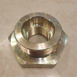 蓄能器补芯接头M602转内丝G1 2英制直牙储能器液压转接头0460