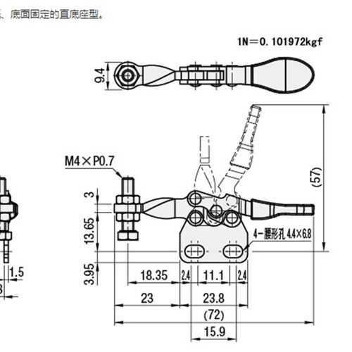 水平式快速夹具 替代MISUMI米思米肘夹MC01-1S快速夹钳 工装夹具