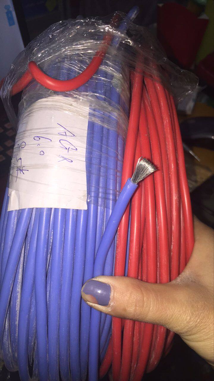 电线电缆厂 硅胶高温线 特软高温线 AGR(YG)6平方100米