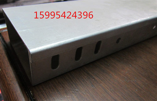 100X50槽式不锈钢桥架 不锈钢线槽 铝合金方卡槽 304不锈钢线槽