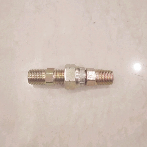 外丝活接ZG1/4双外丝PT1/4寸活动快速接头2分外丝快接液压油管