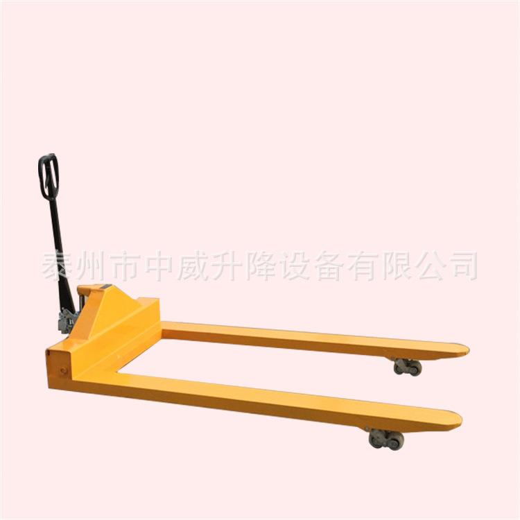 载重5吨叉宽1.2米手动托盘搬运叉车液压手推地牛手动铲车托盘车
