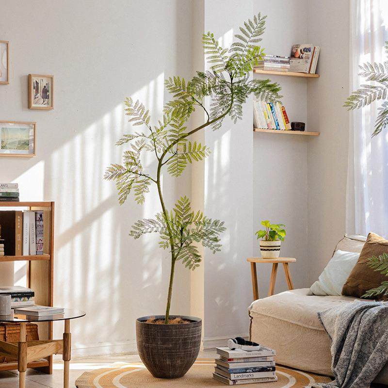 高端轻奢蓝花楹仿真绿植室内客厅装饰花仿生植物落地盆栽假树摆件,畜牧/养殖物资,畜牧/养殖器械,淘宝优惠券,粉丝福利购,淘宝优惠卷
