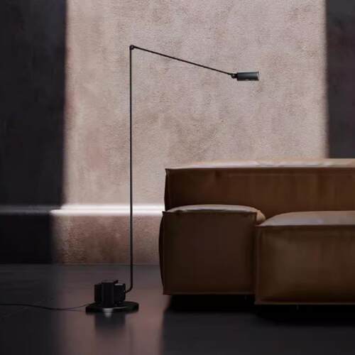 意大利LuminaDaphine马达摇臂落地灯复古客厅中古工业风沙发灯具