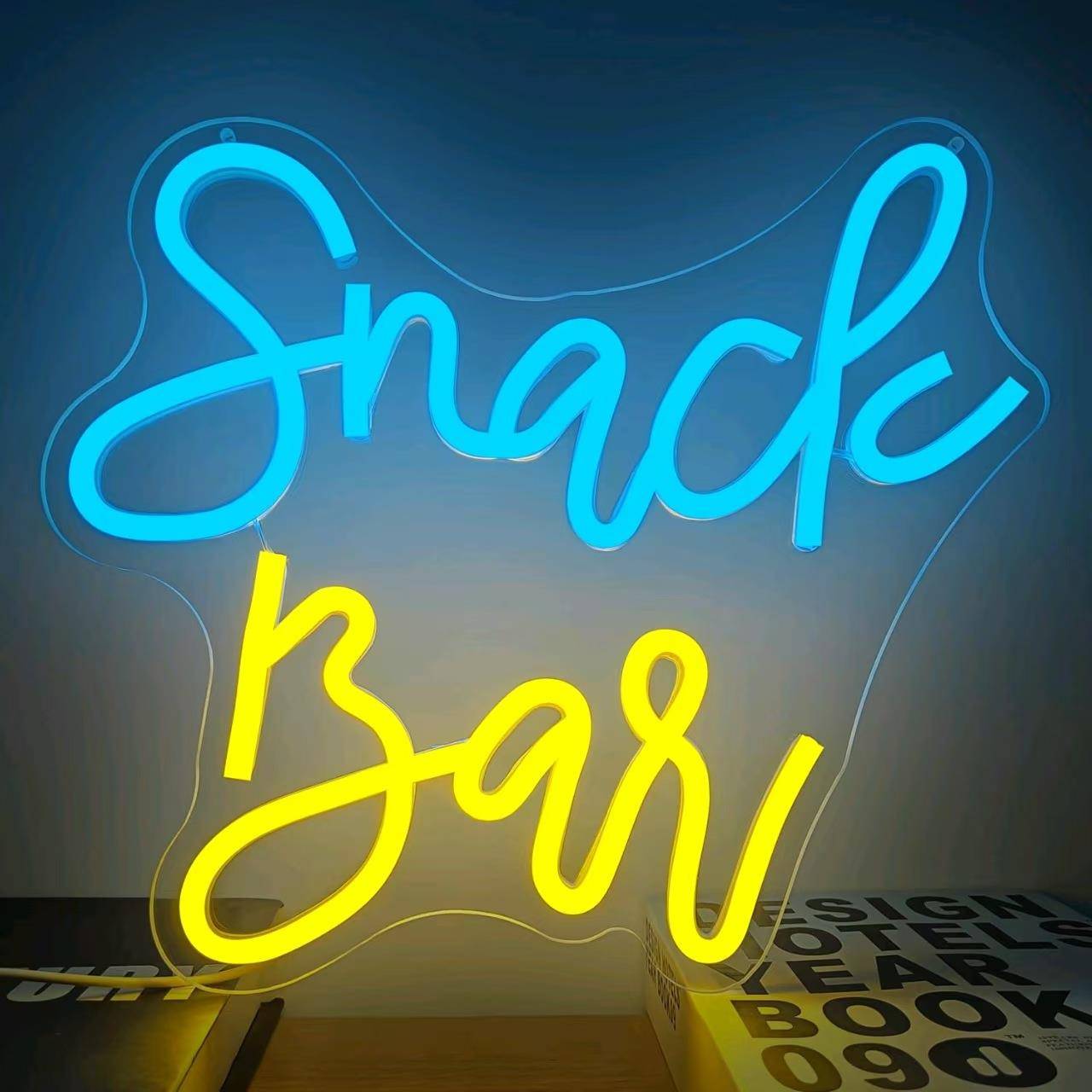 usb造型霓虹灯led广告牌发光装饰灯电池盒防水字母网红创意灯