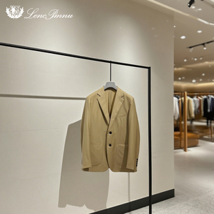 lp秋季新款老钱风翻领纯色商务休闲行政西服上衣舒适男士西装外套