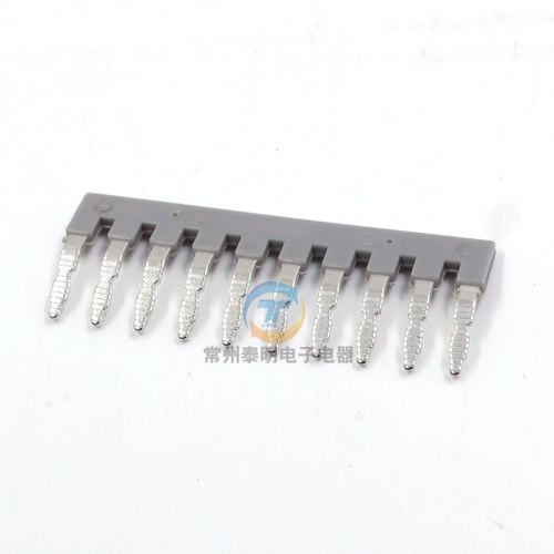 铜UK2.5B端子短接件 EB 10-6边插式连接条 UK5N通用联接件