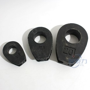 重型鸡心环钢丝绳重型套环m28铸钢鸡心环三角环M36M1460吊装