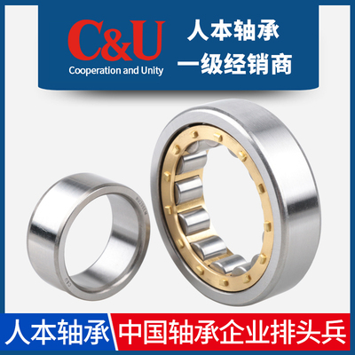 C&U人本圆柱滚子轴承NU313 314 315 316 317 318 319 EM/C3/Z1