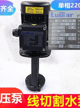 线切割配件洛凯水泵中走丝循环泵单相220V睿嘉LuiKar泵LDBP1-18TP