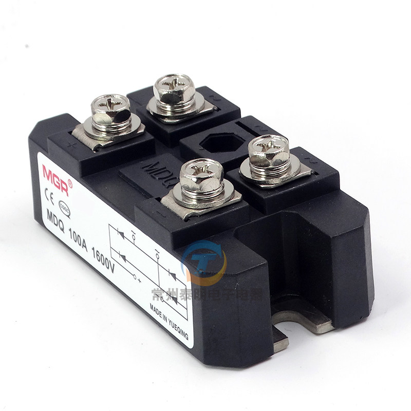 美格尔单相大功率电流整流桥式模块MDQ-100A器全桥堆100A块1600V
