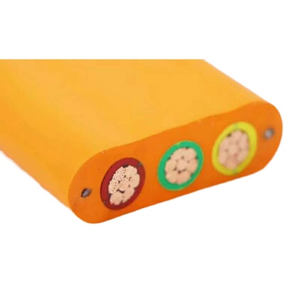 3X6阻燃性扁型橡套电缆YBZ/YBF/YB起重机械,行车电缆滑线导轨