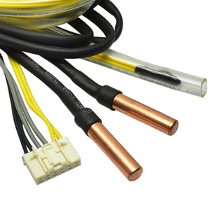 适用海尔变频空调传感器外机三合一感温探头环温管温10K 排气500K