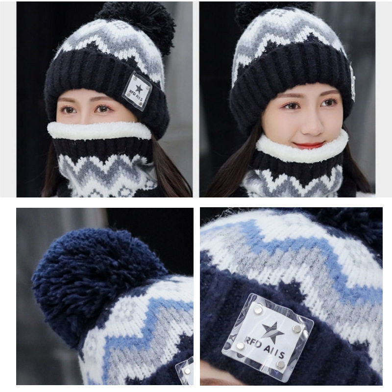 新款帽子女百搭秋冬季加绒保暖月子毛线帽可爱围脖冬天骑车针织帽,纺织面料/辅料/配套,服装加工设备,淘宝优惠券,粉丝福利购,淘宝优惠卷