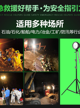 移动式防爆照明灯便携式应急泛光强光升降防汛抢险工作灯FW6101BT