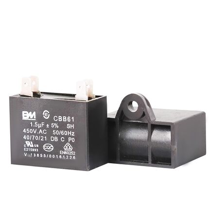 空调外通风机电容CBB61 1.5/2/2.5/3/4/5/6UF450V 空调插片电容配