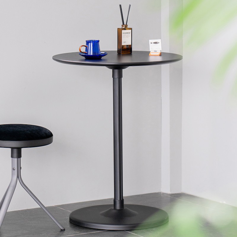 北欧白色小圆桌家用小户型圆形餐桌咖啡厅奶茶店简约洽谈接待桌子