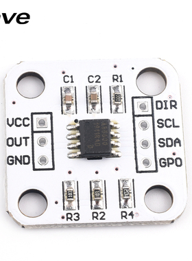 AS5600磁编码器 磁感应角度测量传感器模块 12bit高精度 送磁铁