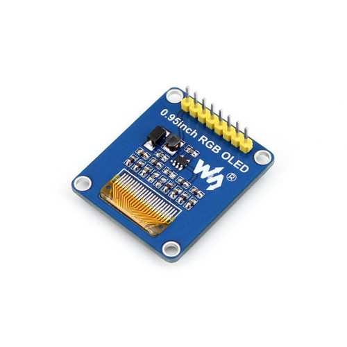 树莓派4B/3B+ SSD1331 0.95寸 OLED显示屏模块 65K彩色 RGB