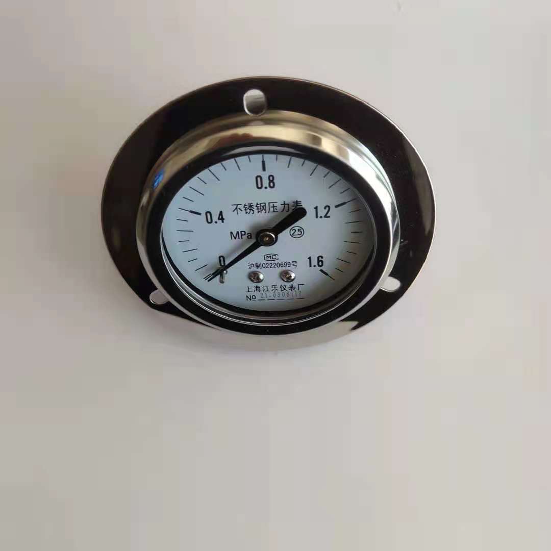 Y-60BFZT不锈钢轴向耐高温Y-60BFZ防腐蚀YN-60BFZT压力表