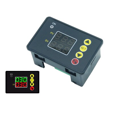 T2310微电脑LCD数显智能延时时控继电器1路延迟接通断开循环定时