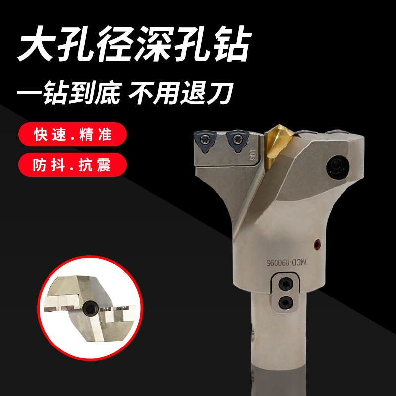 大孔径定心U钻深孔加工VMD可转位钻头暴力钻快速钻深孔钻扩孔枪钻图片