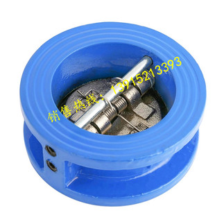 铸铁对夹式蝶形止回阀DH77X-16DN40 60 80 100 125 150 200 300