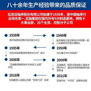 ZWZ瓦房店轴承官方旗舰店6304 6305高速2Z深沟球2RS