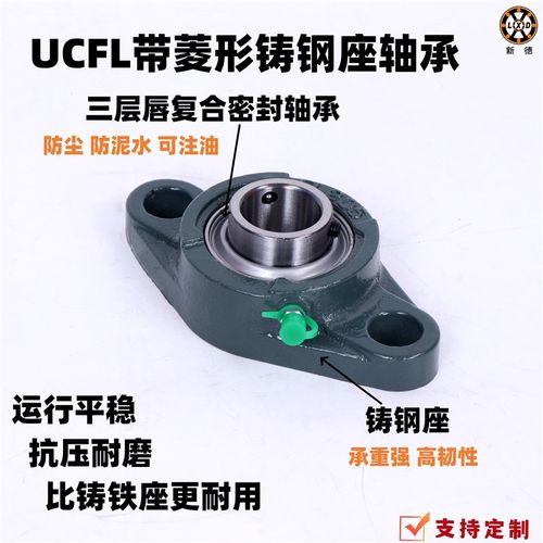 铸钢外球面轴承座UCFL204 205 206 207 208 209 210 211 212R3