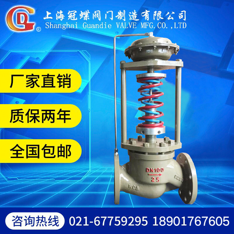 自力式调节阀V230-16P/C 304不锈钢铸钢 自力式压差控制调节阀 DN