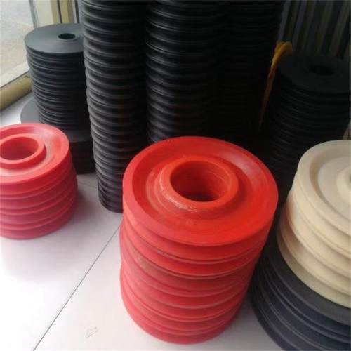 现货淮安塔吊滑轮尼龙排绳轮钢丝绳起重吊车托绳轮中联塔机铜套轮