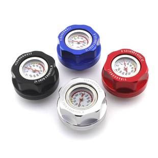 防漏铝合金油盖与温度计适用于本田飞度Gk5思域奥德赛丰田盖