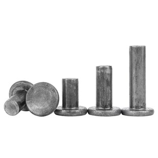 碳钢铁本色平头铆钉GB109敲击实心铆钉304不锈钢M2M2.5M3M4M5M6M8