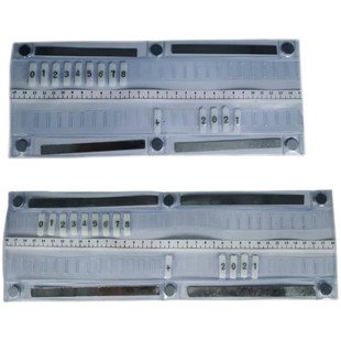 塑料磁性贴片框 射线探伤用  各种常规磁性双排铅字带 X射线耗材