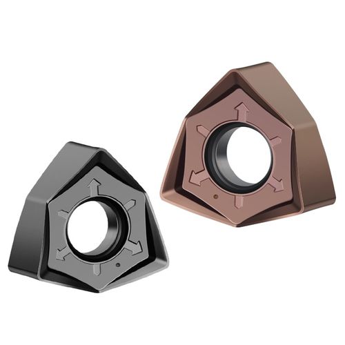 90度直角快进给铣刀盘WNMU080608刀片50双面重型六角开粗面铣切削