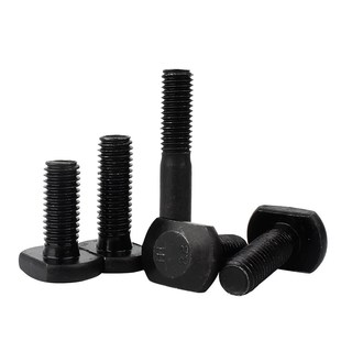 8.8级t型螺丝槽用螺栓高强度发黑GB37T形压板螺丝M8M10M12M14M36