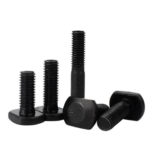 8.8级t型螺丝槽用螺栓高强度发黑GB37T形压板螺丝M8M10M12M14M36
