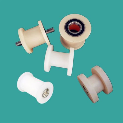 槽宽40-60 H槽尼龙轮链条皮带滑轮塑料凹槽压带轮涨紧轮动滑轮