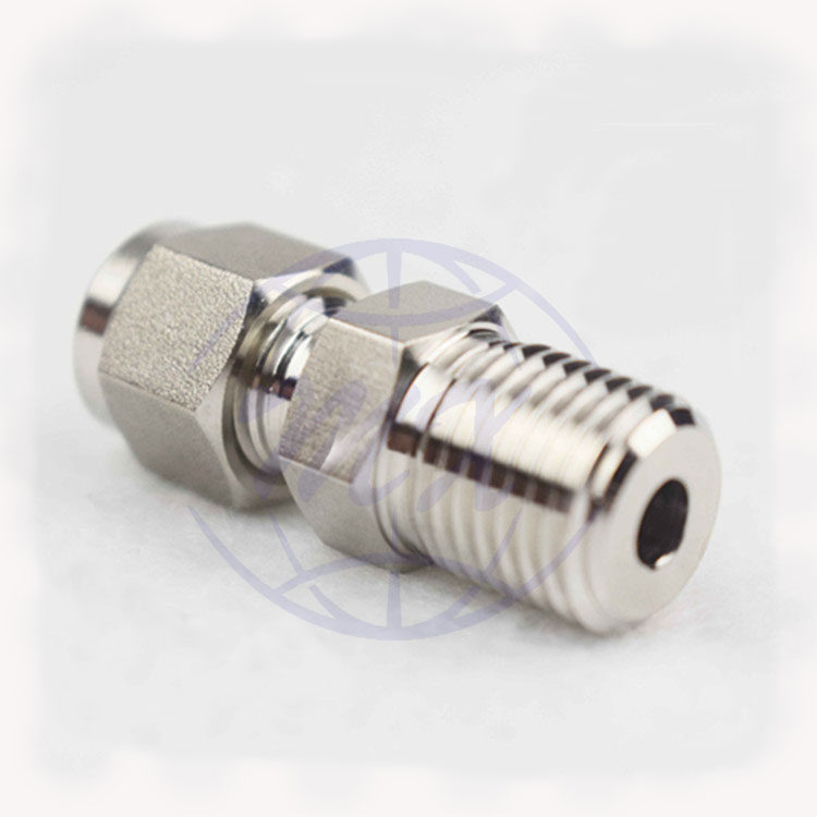 不锈钢卡套 终端直通 GB1/8*3MM  GB1/8*1/8