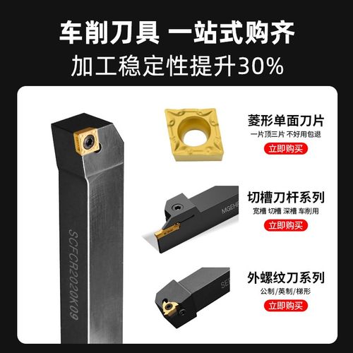 数控刀具外圆车刀杆90度SCFCR1212H06/2020K09/2525M车床车刀刀杆
