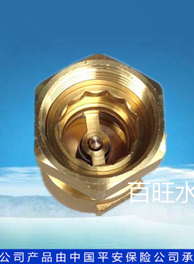黄铜螺纹表前阀 立式活接止回阀单向阀 弹簧逆水阀 水表前止回阀