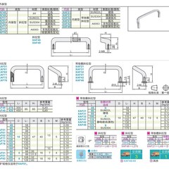 角型拉手XAF51/61/62-L48/L66/L88/L100/L110/L120/L125/L160-D10