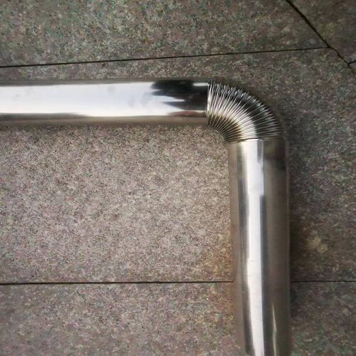 102不锈钢弯头直径10q0mm柴火炉专用弯头波纹90直角烟囱排烟弯