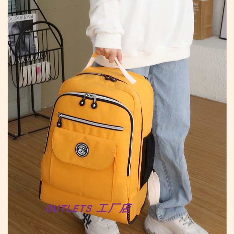 17寸拉杆背包双肩旅行包两用女超轻便大容量商务学生书包男带轮子