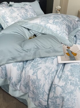 高级感夏季冰丝被套单l件被罩丝滑单双人150x200宿舍三件套200x23