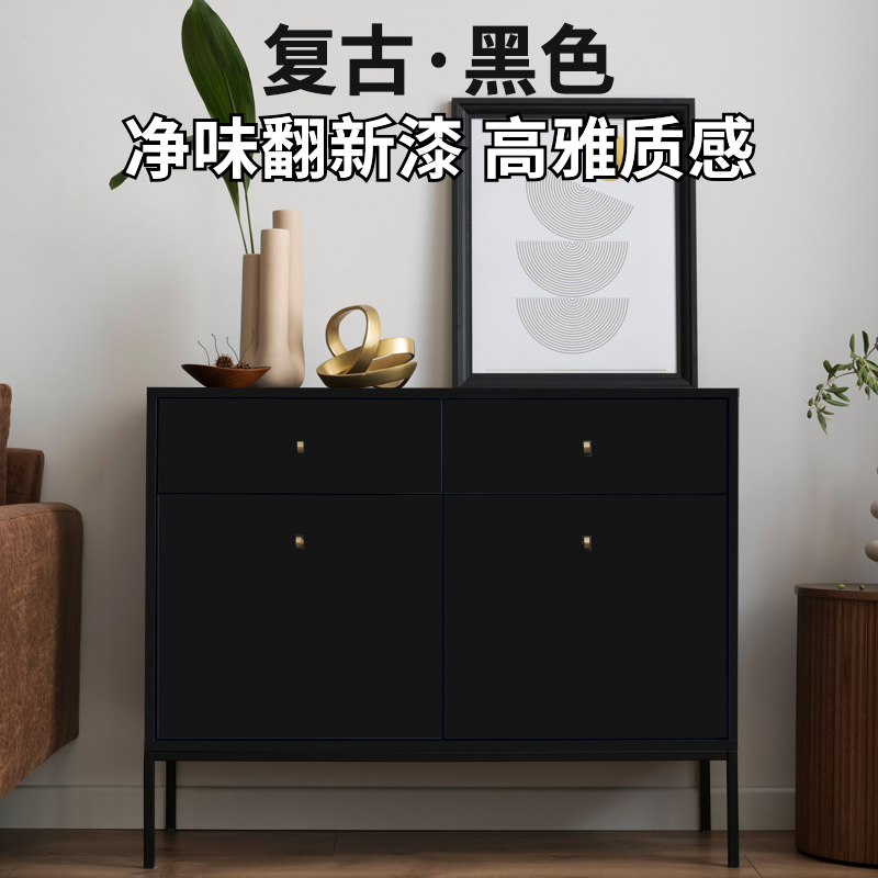 黑色木漆家俱g翻新漆旧柜子改色黑漆木头木柜木门漆自刷油漆木器